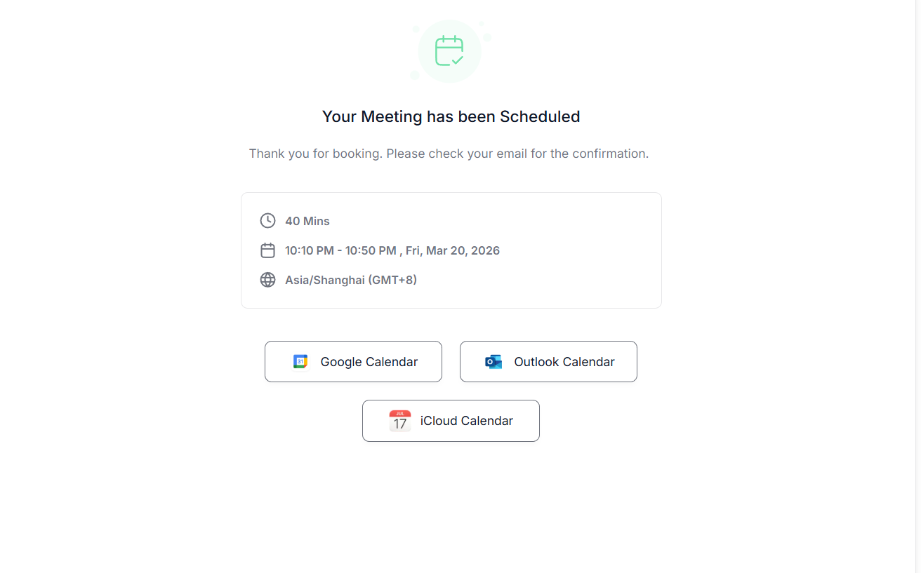 Calendar Interface 2